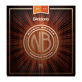 D`ADDARIO NB1047 Nickel Bronze Acoustic, Extra Light, 10-47    