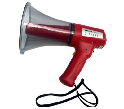 SHOW ER3BS - мегафон ручной, 10 Вт, сирена, Bluetooth
