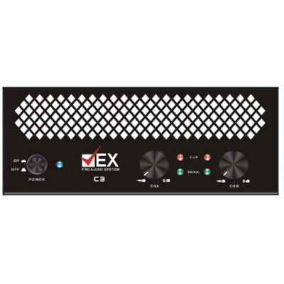 VEX-C3 усилитель мощности 2*300W/8Om 120-230V, WORKING AT 4Om