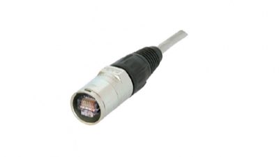 NE8MC-1D корпус для RJ-45 кабельный, разъем обжимается после установки колпачка,