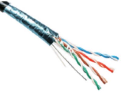FTP CAT 6e 100м. Экранированный кабель витая пара