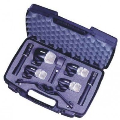 SHURE PGDMK6-XLR - Набор микрофонов для ударных, включает 1 PG52, 3 PG56 и 2 PG81 c 3 держателями A5