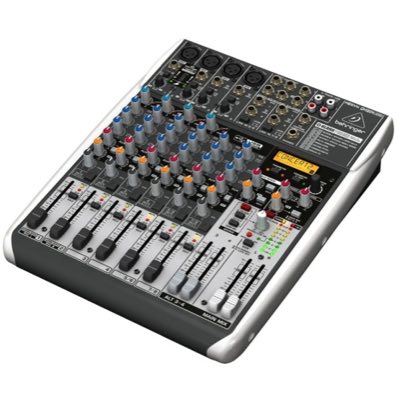BEHRINGER QX1204USB - микшер,4 микрофонных предусилителя XENYX, 2 Aux посыла, 2 стерео Aux возврата