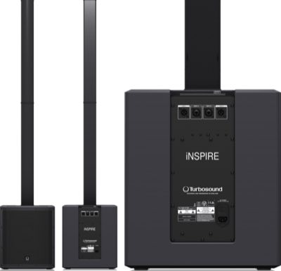 TURBOSOUND iNSPIRE iP2000 V2 модульная аудио колонна 1000Вт, SUB-12", HЧ- 16х2,75"+твитт. неодим, DS