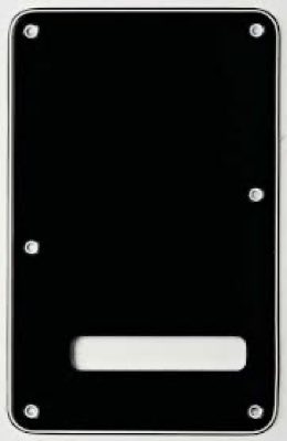 Maxtone SP-80K/B панель эл. гитары задняя под темброблок, пластик, под 4 шурупа, черная