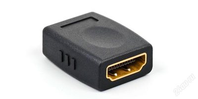 Переходник HDMI-HDMI, золотые разъемы (Gembird A-HDMI-FF) - Кабель, переходник