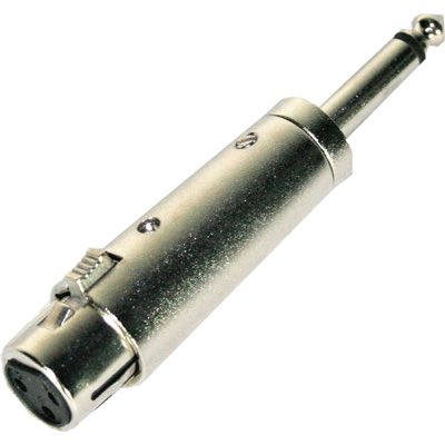 Invotone AD300-переходник 3P XLR мама<>6.35 мм моно Джек папа