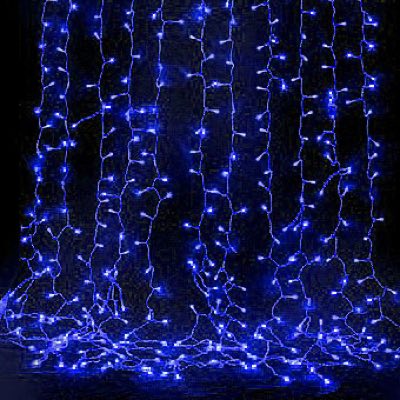 Flesineon LED-XP-3725-3M-230V-C-B  с контроллером  синий диод/черный провод