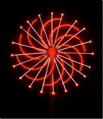 Светодиодный Фейерверк Колесо 3м  LED-EM-015