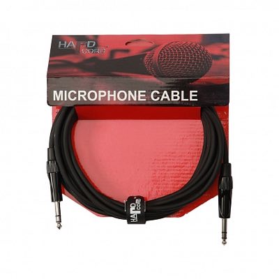 HardCord JJS-50 микрофонный кабель Stereo Jack 6,3mm-Stereo Jack 6,3mm, 5m