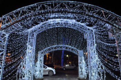 Flesineon LED-XP-5725-6M-230V-W белый светодиодный дождь плей-лайт
