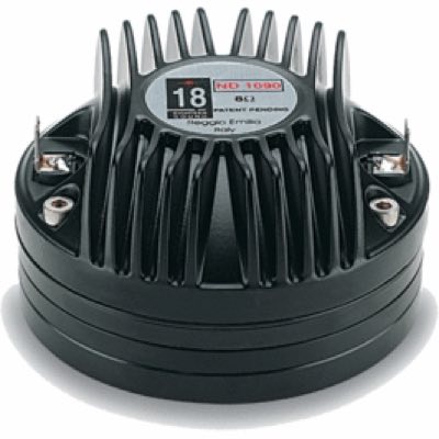 EIGHTEEN SOUND ND1090 - драйвер, неодим, 8 Ом, 50 Вт AES, 110 дБ, 1600...20000 Гц, выход 1"