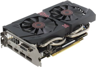 Видеокарта 4096Mb PCI-E Asus STRIX-GTX960-DC2OC-4GD5 (RTL)
