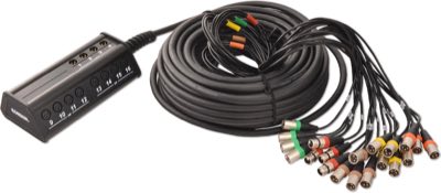 Cordial CYB 16-4 C мультикор (stagebox) 16xinput, 4xoutput, XLR male, 30,0 м, черный