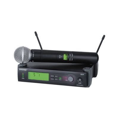 SHURE SLX24E/SM58 P4 - профессиональная двухантенная радиосистема с капсюлем SM58 (702-726 MHz)