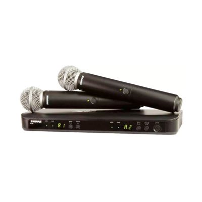 SHURE BLX288CN/SM58-H 610-668 MHz - 2-х канальная радиосистема с 2-мя ручными передатчиками SM58