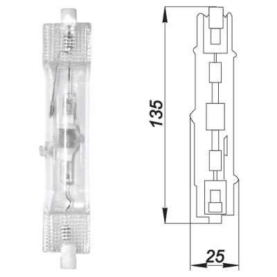 Лампа Fullwat MHB/D END 150W (GREEN)