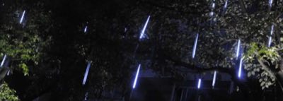 Flesineon LED-PLM-SNOW-180L-0.3M-5-12V-W Тающие сосульки 5 белых сосулек 30 см
