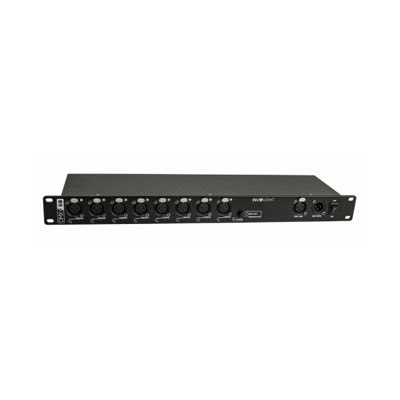 INVOLIGHT DMXS8 - Сплиттер DMX сигнала, 1 вход XLR, 8 выходов XLR, гальваническая развязка
