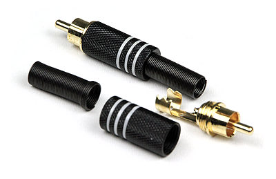 Invotone RCA200M- Кабельный разъем RCA, тюльпан "папа", позолоченный