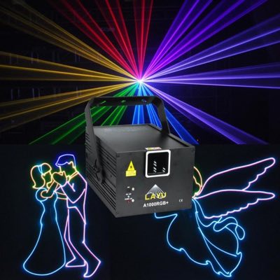 LAYU - A1500RGB+ Полноцветный анимационный лазер