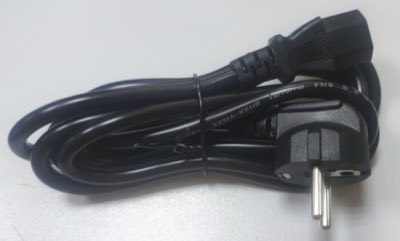 Кабель питания RDW 1464827, IEC C13 (прямой) Евровилка угловой 1,8 м