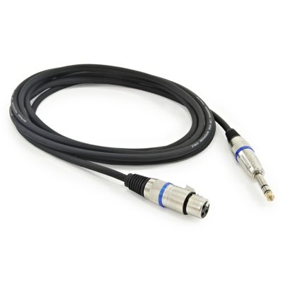 AIJSXM-03-SCM (COLOR) Jack 1/4 stereo=XLR (папа) 3,0 м идеальный для использования на сцене