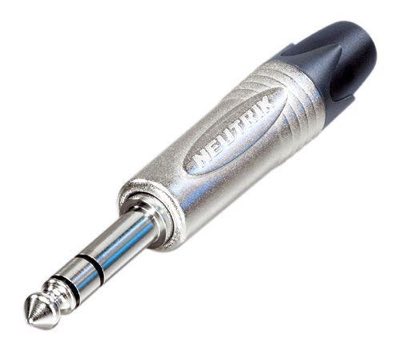 Neutrik NP3X - разъем Jack 6.3мм TRS (стерео) штекер, толщина 14.5мм