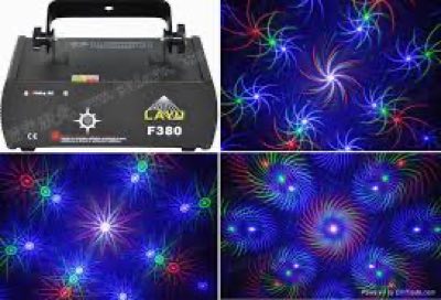 LAYU F380 полноцветный RGB лазер