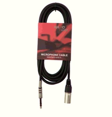 HardCord MCS-100 микрофонный кабель XLR(M)-Jack stereo 6,3mm 10m
