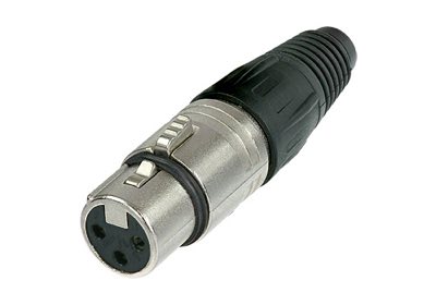 Neutrik NC3FX - Канон, кабельный, "мама", 3 контакта
