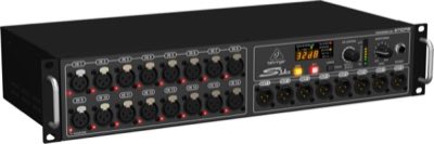 BEHRINGER S16 - коммут. блок для цифр. микш (16 мик/лин вх, 8 ан вых) ADAT, MIDI, USB