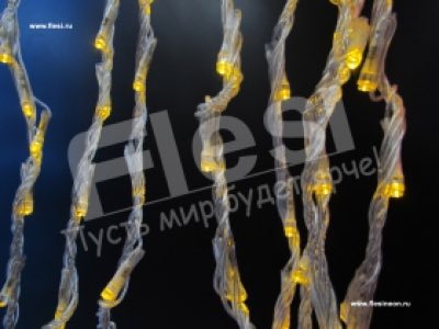 LED-XP-1344-230V Yellow - "Умный" дождь Жёлтый/прозрачый провод