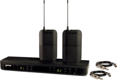 SHURE BLX188E M17 двухканальная гитарная радиосистема