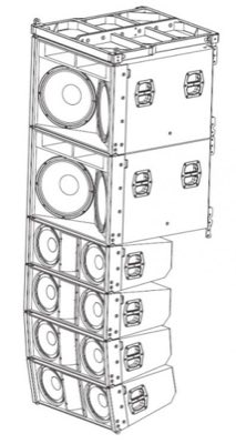 Studiomaster Suspension Top Frame V8 Рама для подвеса линейного массива V8