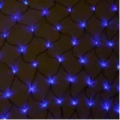 Flesineon LED-XG-288-2*3M-230V-S Светодиодная Сеть Синяя/чёрный провод 2x3м