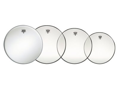 Набор пластиков для малого и том барабана 10", 12", 14", 14", Remo
