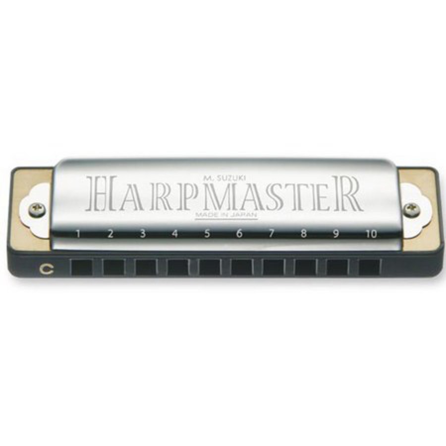 Suzuki MR-200 G губная гармоника диатоническая Harpmaster, тональность G, 10 отверстий, ABS-пластико