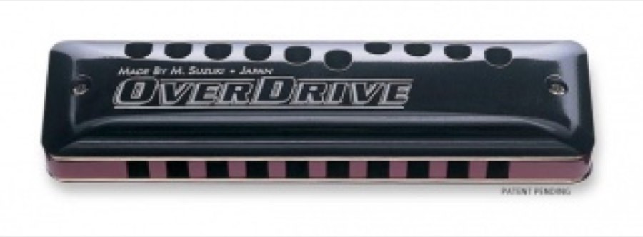 Suzuki MR-300 E губная гармоника диатоническая Overdrive, тональность E, 10 отверстий, пластиковый к