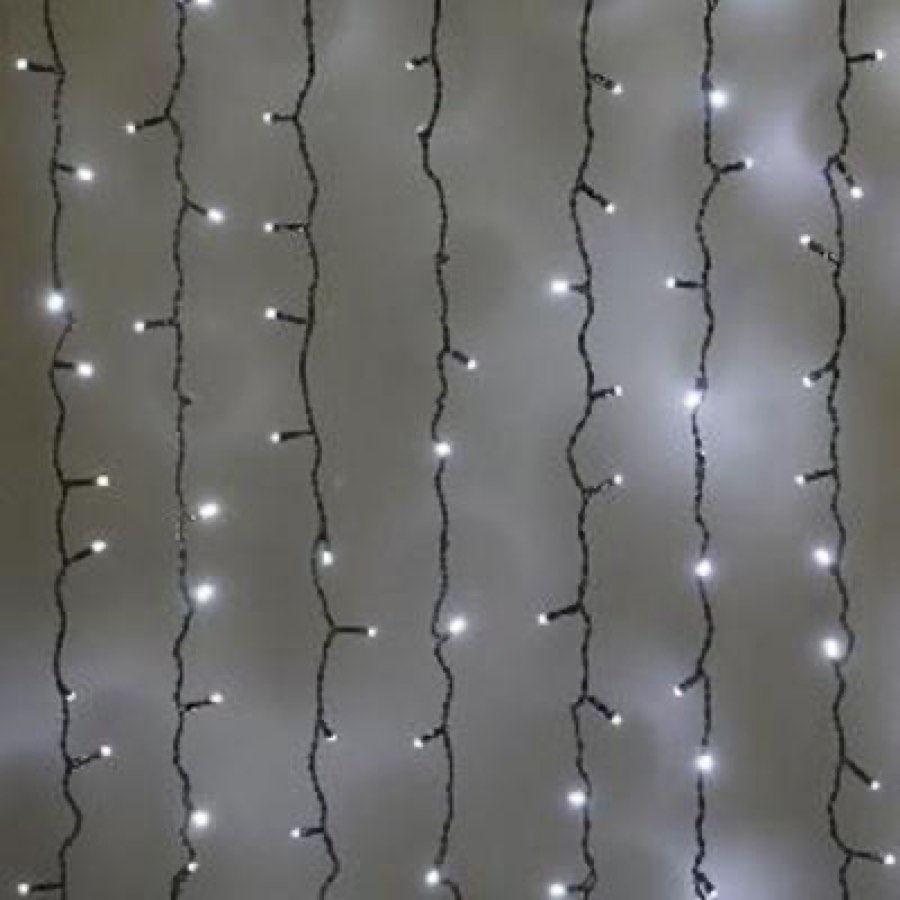 Flesineon LED-XP-3725-3M-230V-S Светодиодные Дожди Белые/белый провод