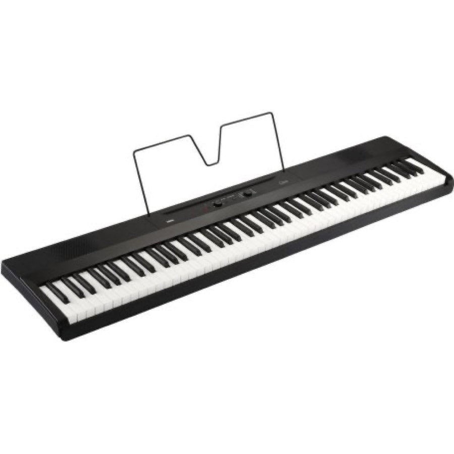 Цифровое пианино KORG L1 BK, 88 клавиш, цвет черный. Пюпитр и педаль в комплекте
