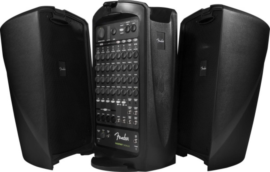 Fender passport venue активная переносная акустическая система, разъем Stereo USB, усилитель 600W