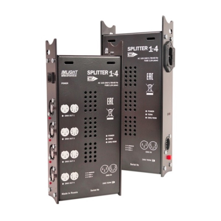 IMLIGHT SPLITTER 1-4 (RDM) Блок сплиттера DMX-512 для работы в протоколе RDM