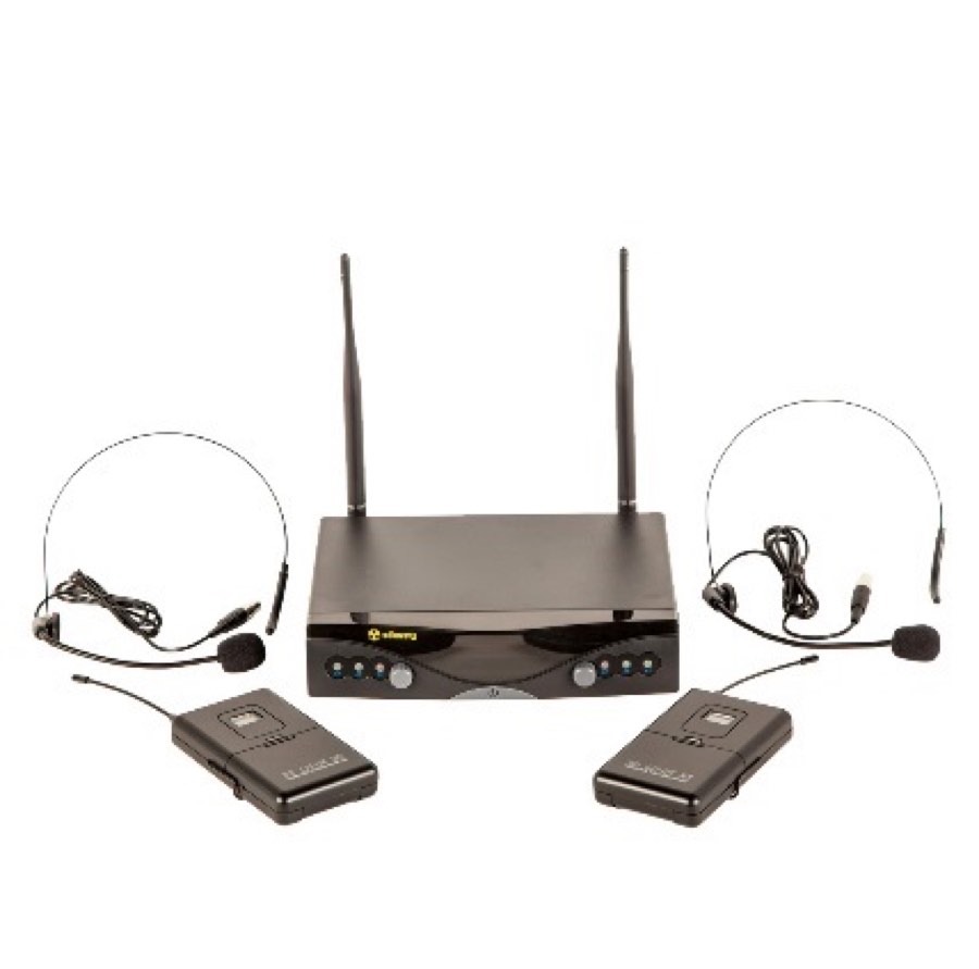 Radiowave UHS-402B радиосистема с 2 черными головными микрофонами