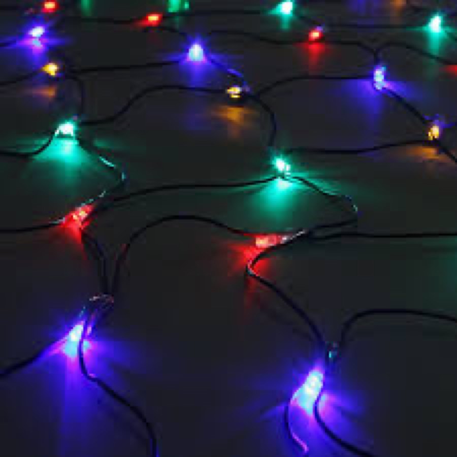 Flesineon LED-SNLR-D-288-1.5*2M-S240V-М Светодиодная Сеть Мульти/чёрный провод 2x1,5м