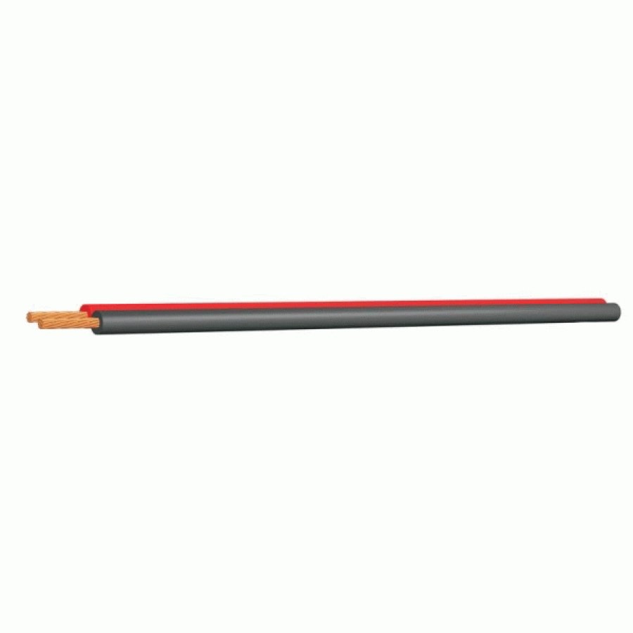 Proel HPC756RN - Колоночный плоский, красно-черный кабель, 2 х 1,5 мм2, в катушке 200 м