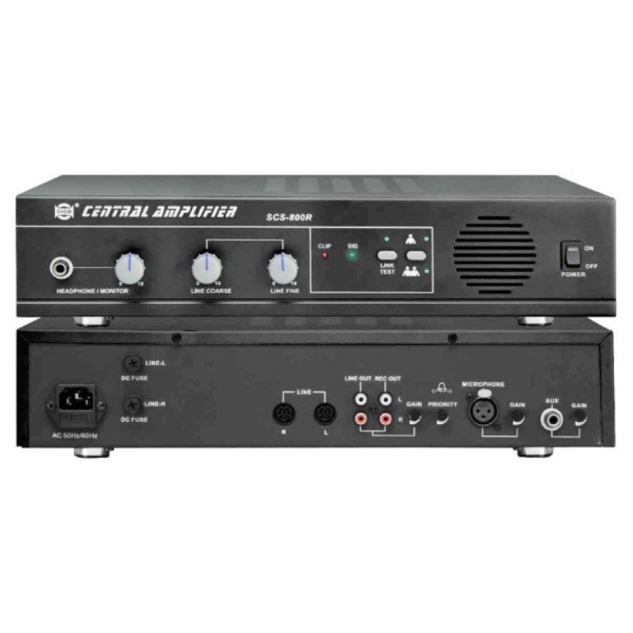 SHOW SCS800R - Центральный блок на 30 мест с монитором 3 Вт., доп. микр.вх., вых. на запись.
