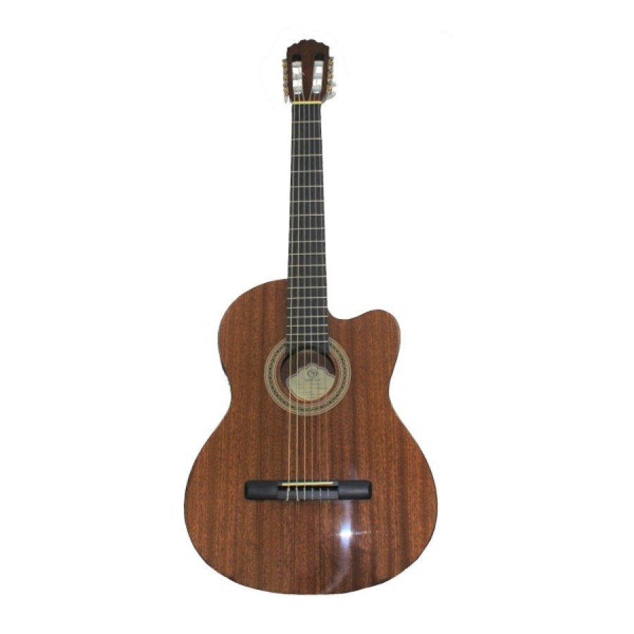 SAMICK CN1CE/N - классическая гитара с подключением,с вырезом, 4/4, красное дерево, цвет натуральный