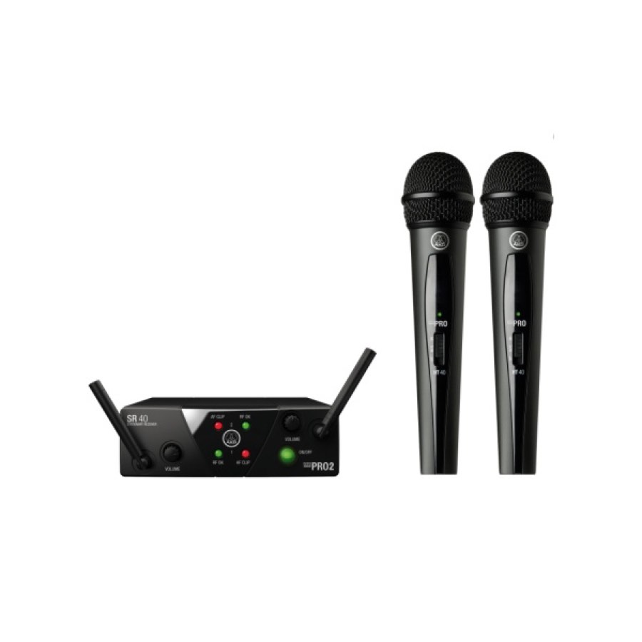 AKG WMS40 MINI2 Vocal Set US25BD - вокал. радиосистема с 2 -мя ручными передатч.(537.9/540.4МГц)