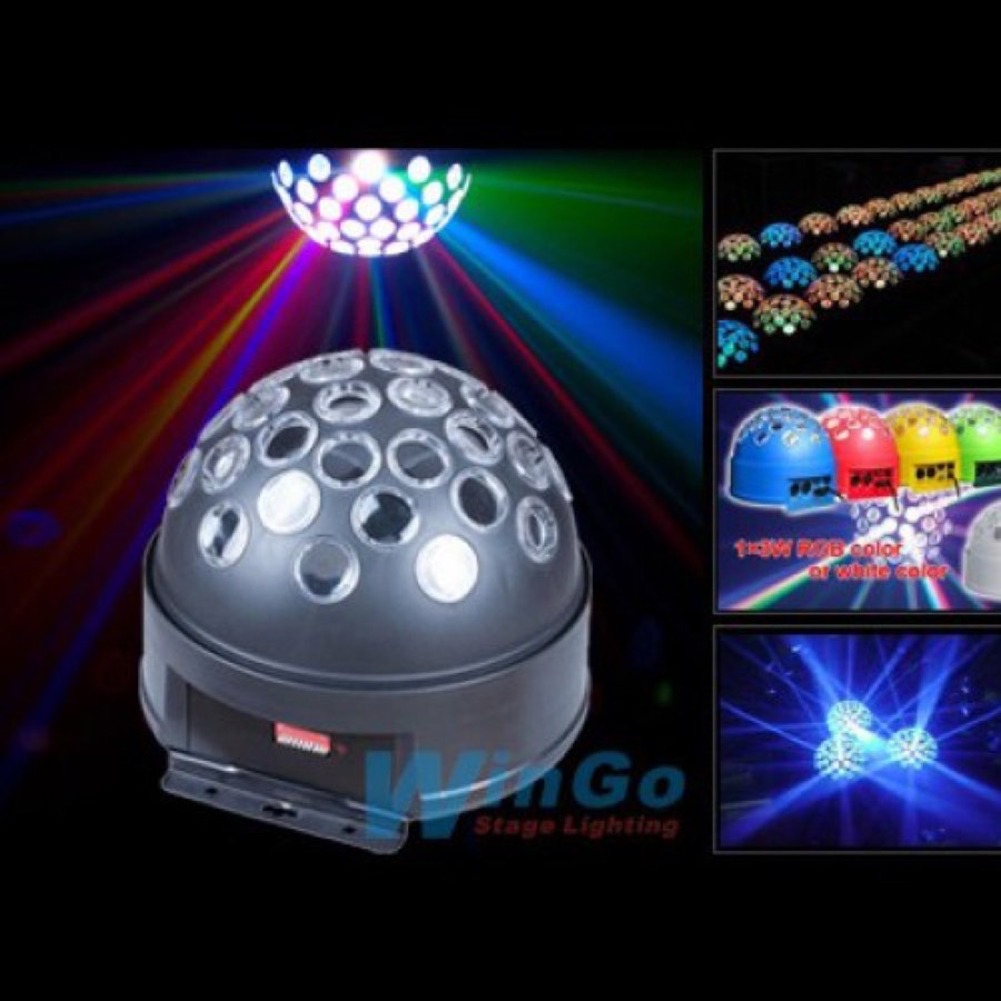 WINGO WG-G2011 LED crystal magic ball световой прибор